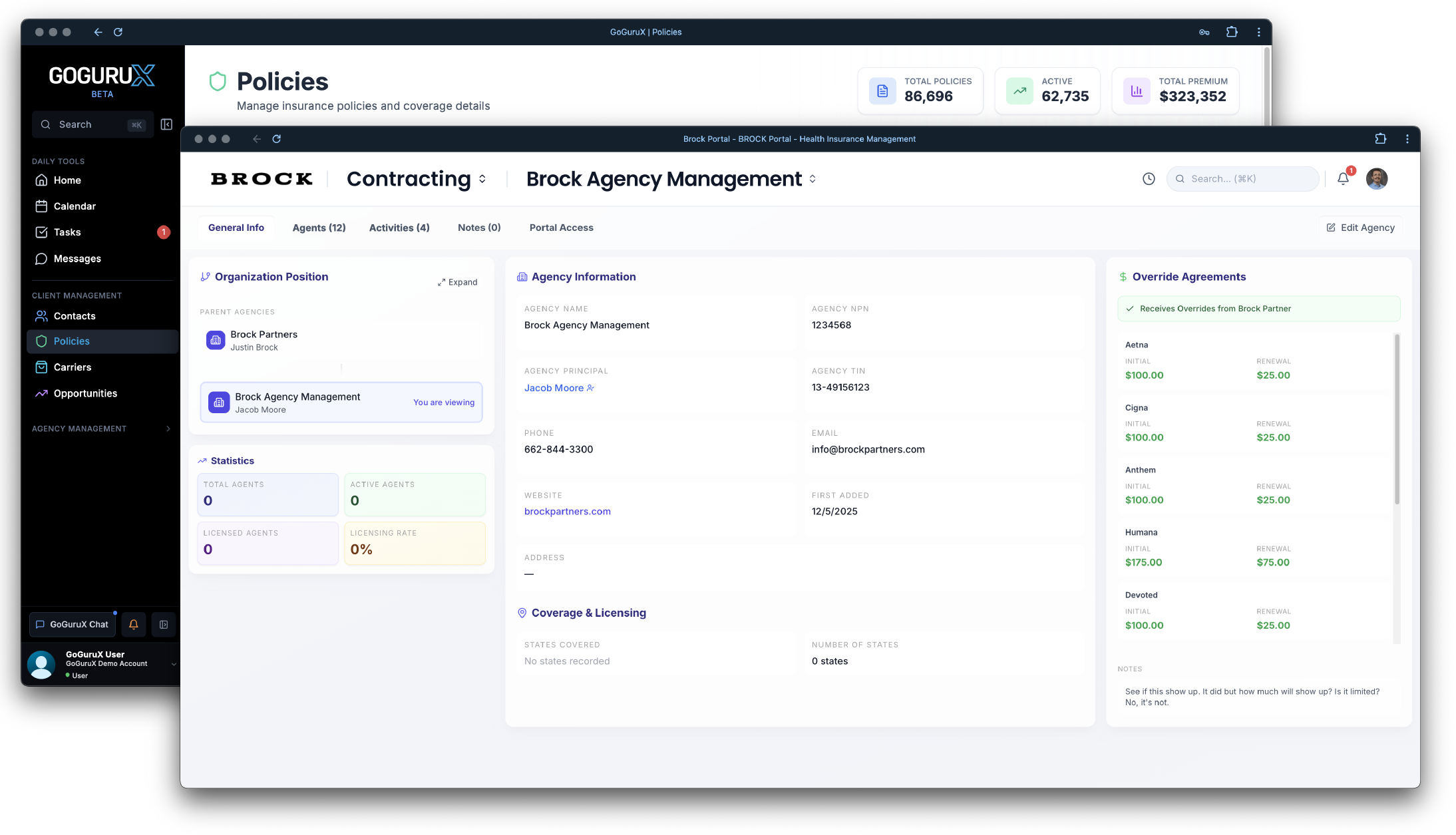 Brock Platforms - GoGuruX and Brock Portal